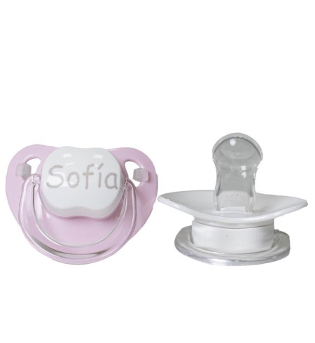 Chupete personalizado rosa