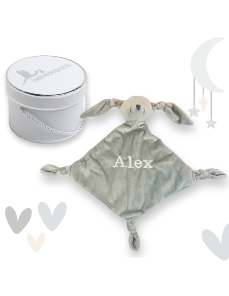Doudou et Sucette Personnalisés au Prénom du Bébé | Cadeau Unique – Bebedeparis.com