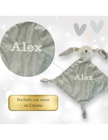 Doudou et Sucette Personnalisés au Prénom du Bébé | Cadeau Unique – Bebedeparis.com