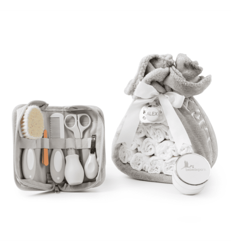 Gâteau de Couches avec Trousse de Toilette | Cadeau Naissance Complet