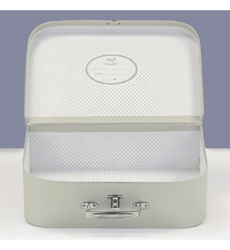 Gâteau de Couches avec Peignoir, Valisette et Sucette | Coffret Naissance Complet