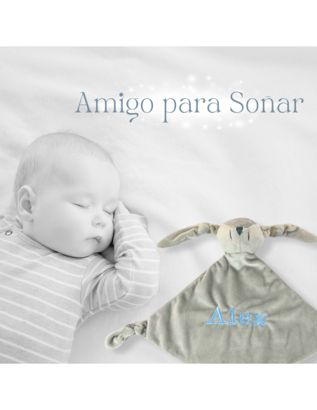 Doudou et tétine personnalisée avec le prénom du bébé | Bebe de Paris