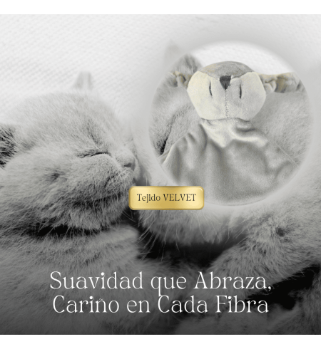 Doudou et 2 tétines personnalisées avec prénom | Avec clip pour tétine