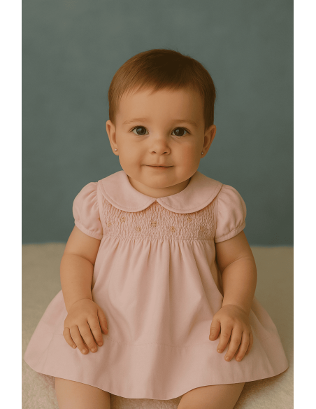 Robe fumée rose