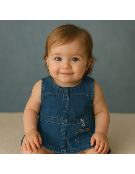 Robe en Jean pour Bébé | Vêtements Élégants et Confortables – Bebedeparis.com