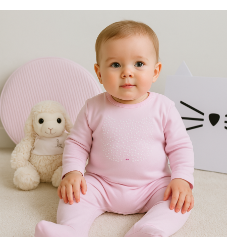 Set bébé Pink Dreams Karl Lagerfeld | Élégance pour nouveau-née