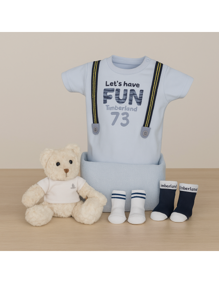 Panier bébé Timberland Dandy | Coffret naissance élégant