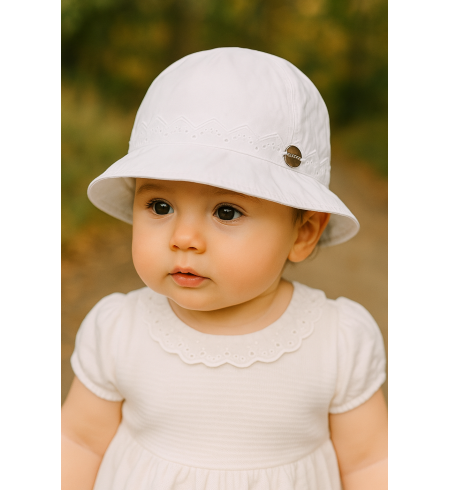 Bonnet bébé piqué Hugo Boss | Élégance pour nouveau-né