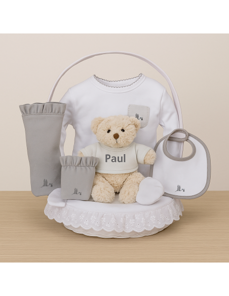 Coffret Bébé Classique Essentiel | Cadeau de Naissance Élégant - Bebedeparis.com