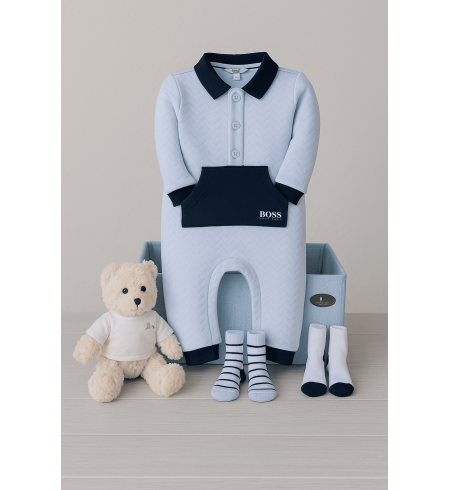 Coffret cadeau bébé Hugo Boss | Panier sportif de luxe