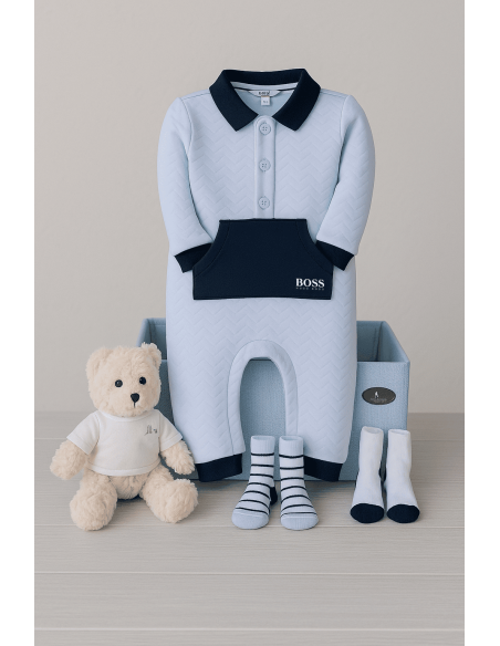Coffret cadeau bébé Hugo Boss | Panier sportif de luxe