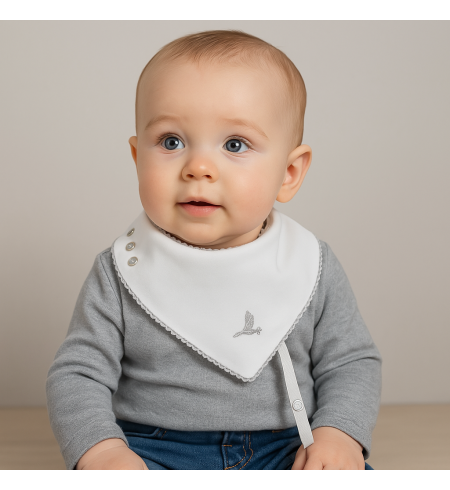 Bavoir bandana bébé | Élégance et confort au quotidien