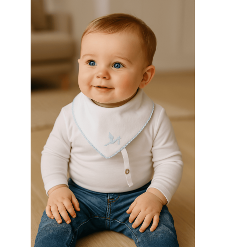 Bavoir bandana bébé | Élégance et confort au quotidien