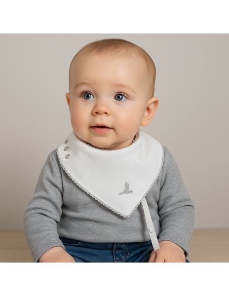 Bavoir bandana bébé | Élégance et confort au quotidien