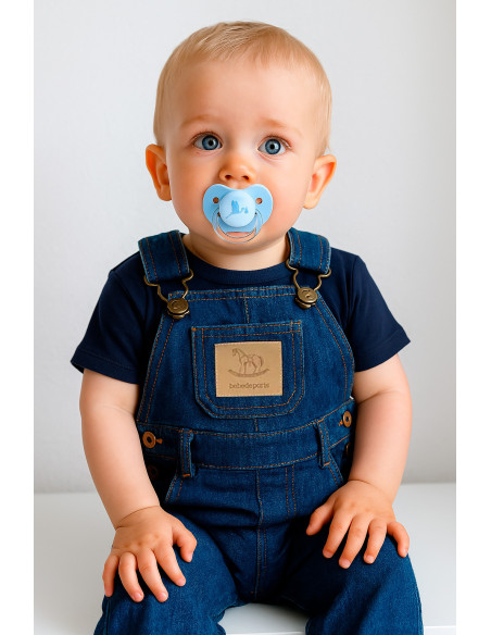 Salopette en Jean pour Bébé | Tenue Confortable et Stylée – Bebedeparis.com