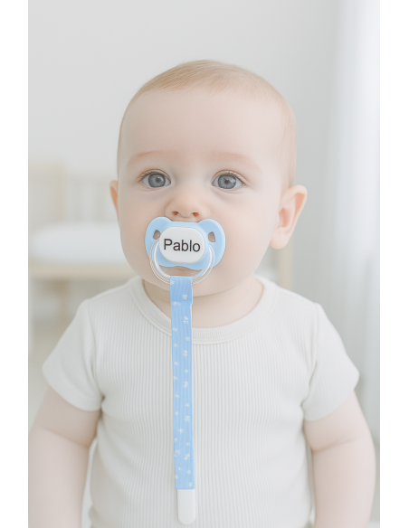 Set tétine et bandana bébé | Cadeau utile et tendance