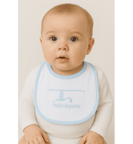 Pack de 2 tétines, bavoir et clip pour tétine | Cadeau complet et pratique pour bébé