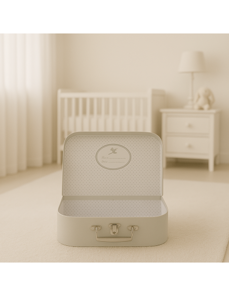 Coffret bébé : couverture, pyjama et doudou personnalisés | Cadeau naissance raffiné