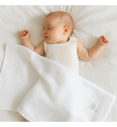 Coffret bébé : vaisselle, couverture, mousseline et accessoires | Cadeau naissance premium