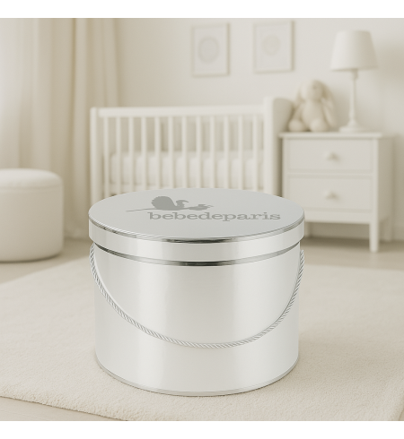 Coffret Bébé avec Peignoir Personnalisé et Ours en Peluche | Cadeau de Naissance