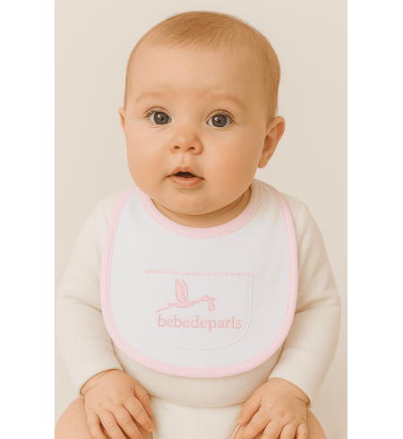 Bavoir Bébé Pocket | Pratique et Attrape-Miettes – Bebedeparis.com