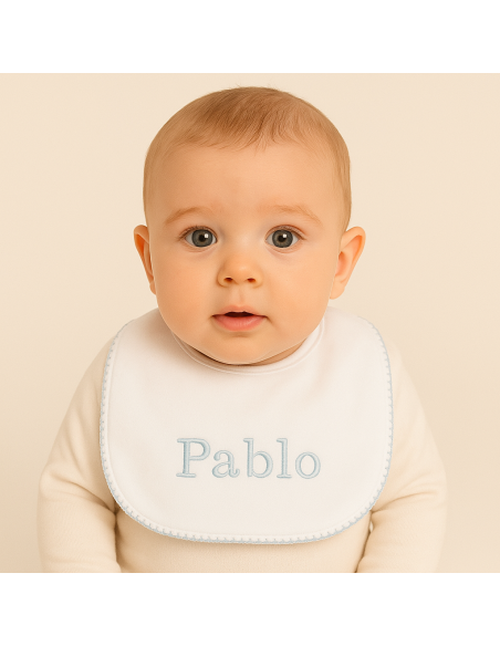 Set de bavoirs personnalisés au prénom | Cadeau tendre pour bébé