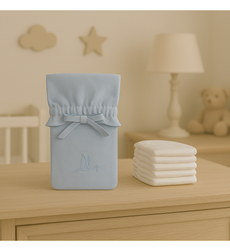 Coffret Bébé avec Bavoir Brodé | Cadeau Personnalisé – Bebedeparis.com