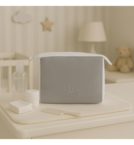 Coffret Bébé avec Peignoir Brodé | Cadeau Naissance Personnalisé – Bebedeparis.com