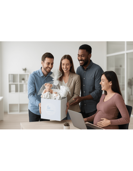 Coffret Bébé Serenity Essentiel | Naturel, Élégant et Personnalisé – Bebedeparis.com
