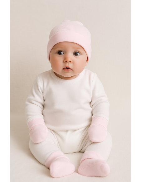 Coffret fille : vêtements et peluche | Cadeau naissance tendre et complet