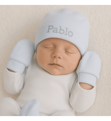 Ensemble Bébé Bonnet, Moufles et Chaussons | Cadeau Doux et Chaleureux – Bebedeparis.com
