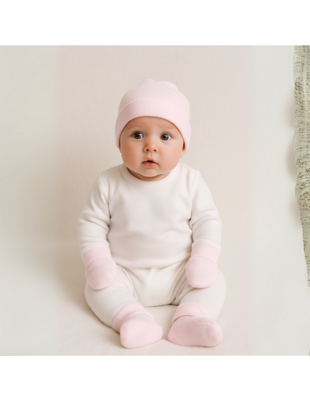 Ensemble Bonnet et Chaussons Ours Bébé | Doux et Mignon – Bebedeparis.com