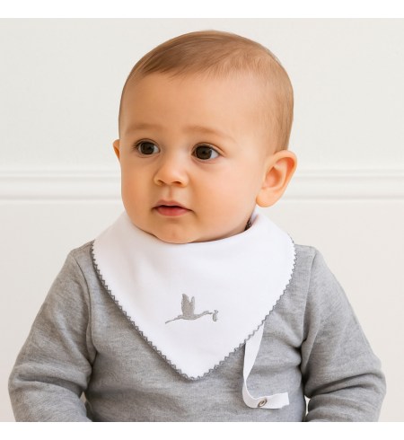 Bavoir bandana bébé | Élégance et confort au quotidien
