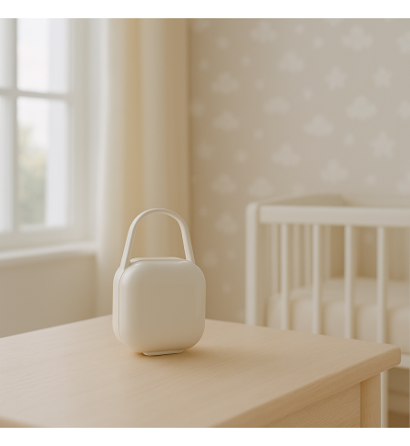 Set Sucette Personnalisée, Hochet et Attache avec Boîte | Coffret Bébé