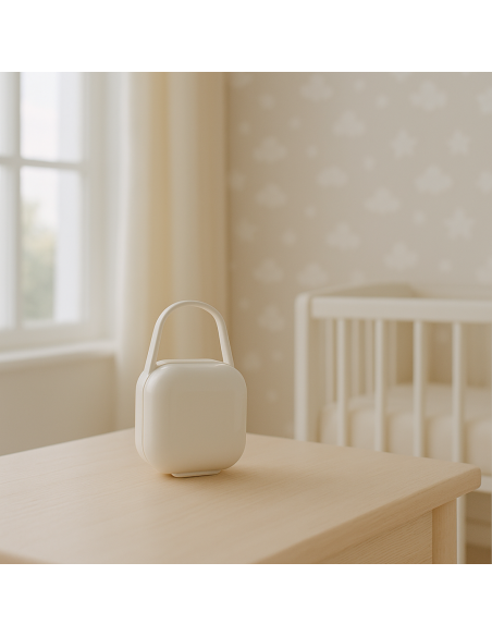 Set Sucette Personnalisée, Hochet et Attache avec Boîte | Coffret Bébé