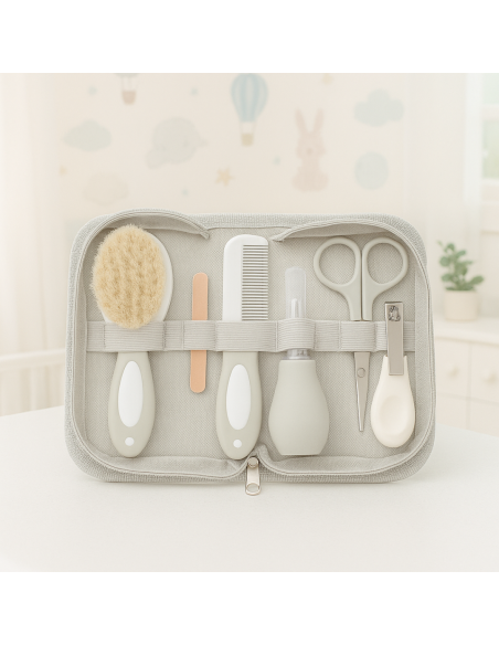 Coffret Cosmétique et Peignoir Personnalisé pour Bébé | Cadeau de Naissance Haut de Gamme