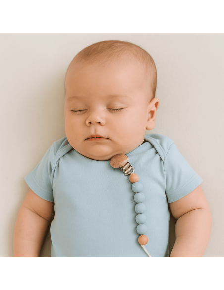 Coffret Cadeau avec Body, Sucette, Anneau de Dentition et Attache – Bébé avec Style