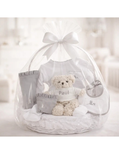 Coffret Bébé Classique Essentiel | Cadeau de Naissance Élégant - Bebedeparis.com