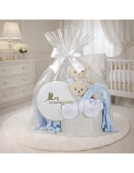 Coffret Bébé Classique pour Jumeaux | Cadeau de Naissance Élégant – Bebedeparis.com