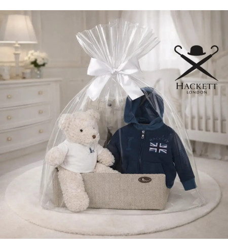 Coffret Bébé Hackett avec Sweat | Cadeau Moderne et Confortable – Bebedeparis.com