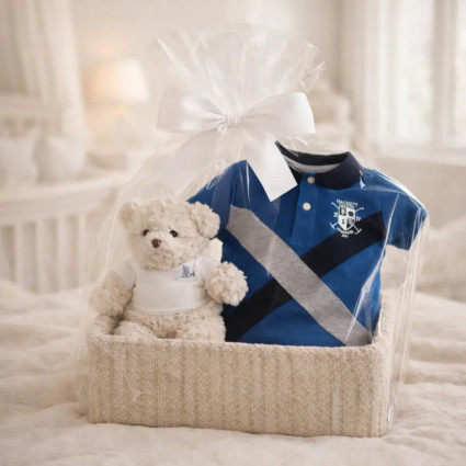 Coffret Bébé Hackett Polo Drapeau | Cadeau Sportif et Chic – Bebedeparis.com