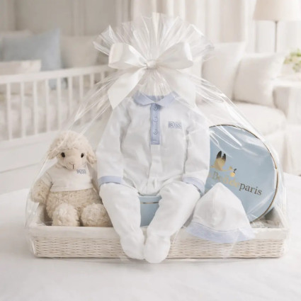 Coffret Bébé Hugo Boss Serenity Calm | Cadeau Naissance Neutre & Raffiné – Bebedeparis.com