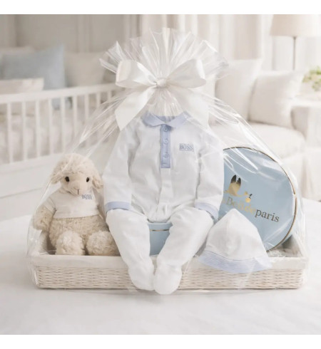 Coffret Bébé Hugo Boss Serenity Calm | Cadeau Naissance Neutre & Raffiné – Bebedeparis.com