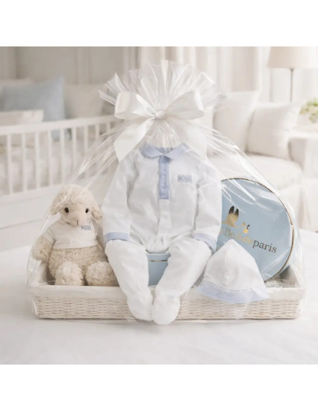 Coffret Bébé Hugo Boss Serenity Calm | Cadeau Naissance Neutre & Raffiné – Bebedeparis.com