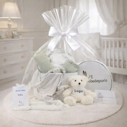 Coffret naissance personnalisé Toulouse | Cadeau d’entreprise pour bébé