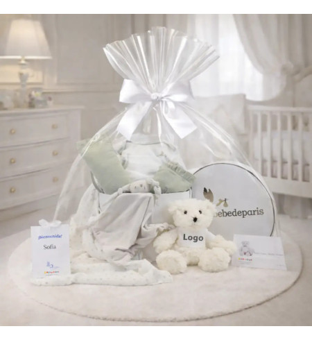 Coffret naissance personnalisé Toulouse | Cadeau d’entreprise pour bébé