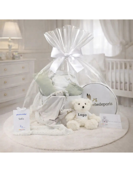 Coffret naissance personnalisé Toulouse | Cadeau d’entreprise pour bébé