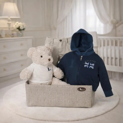 Coffret Bébé Hackett avec Sweat | Cadeau Moderne et Confortable – Bebedeparis.com 2