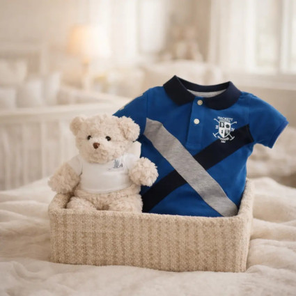Coffret Bébé Hackett Polo Drapeau | Cadeau Sportif et Chic – Bebedeparis.com 2