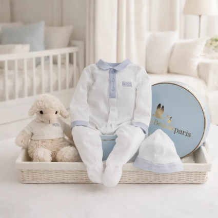 Coffret Bébé Hugo Boss Serenity Calm | Cadeau Naissance Neutre & Raffiné – Bebedeparis.com 2